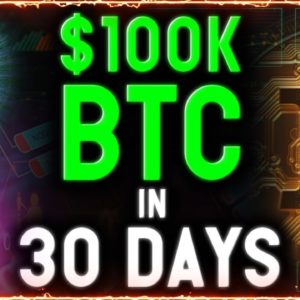 $100K BITCOIN IN 30 DAYS!!! This Indicator Shows Best Time To Take Profits!!!