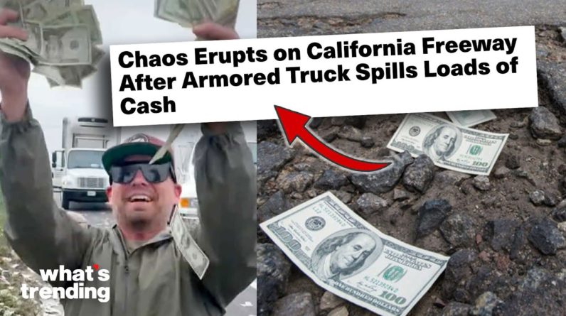 Armored Truck Drops THOUSANDS of Dollars in Viral TikTok