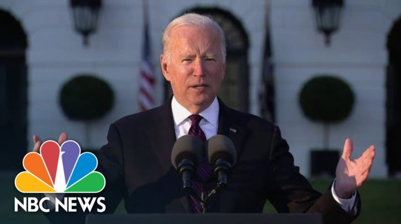 Biden: Bipartisan Infrastructure Bill Will Help 'Rebuild America'
