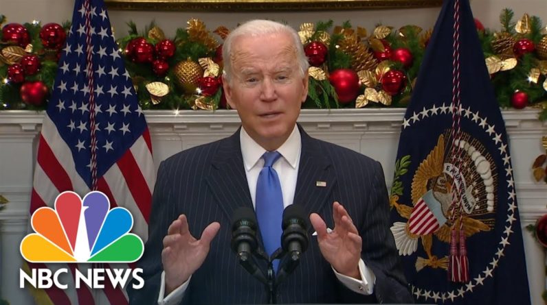 Biden: Omicron Variant Is 'Cause For Concern, Not A Cause For Panic'