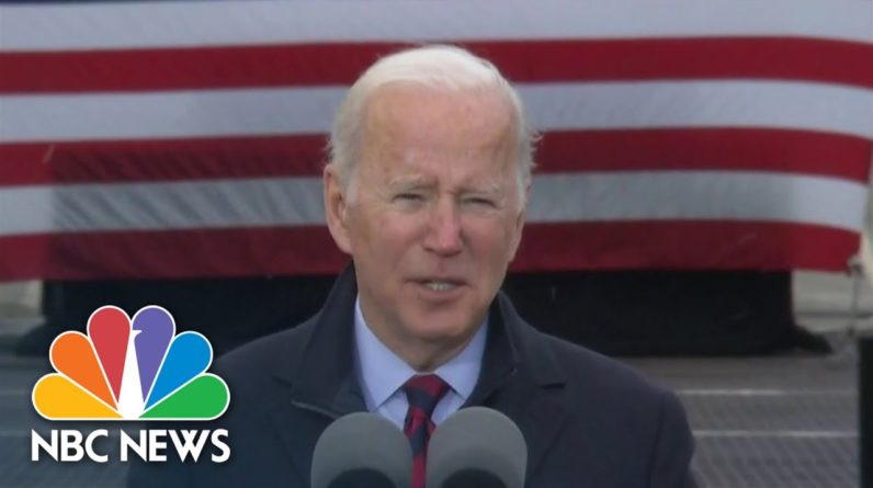 Biden Touts Infrastructure Law In New Hampshire