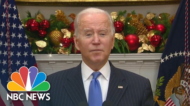 Biden Urges Booster Shots As Omicron Variant Causes ‘Concern’