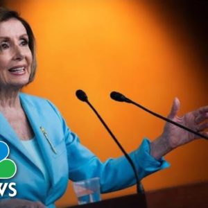 LIVE: Speaker Pelosi Holds Briefing After House Passes Build Back Better Act | NBC News