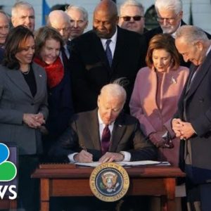 Full Speech: Biden Signs Bipartisan Infrastructure Bill