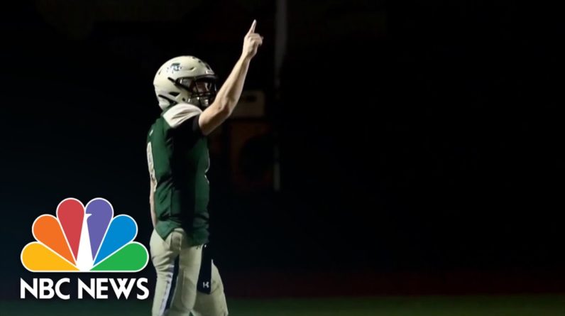 High School Quarterback Remembers Mom With High Scoring Game