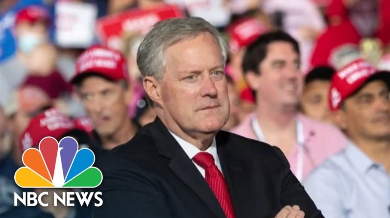 Mark Meadows Fails To Testify To Jan. 6 Committee, Could Face Contempt Vote