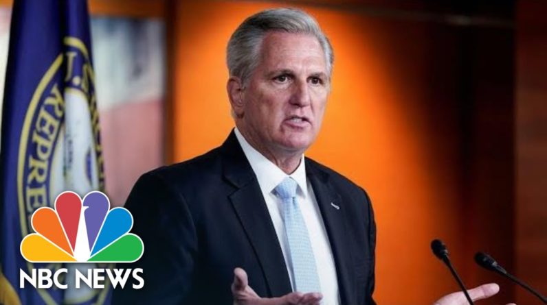 LIVE: Rep. Kevin McCarthy Holds Weekly Briefing On Capitol Hill | NBC News