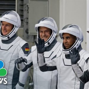 LIVE: SpaceX launches Crew-3 mission to ISS | NBC News