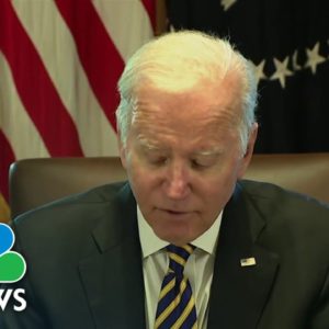Biden Insists Infrastructure Spending Bill Will Help Ease Inflation Crisis