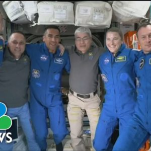 SpaceX Crew-3 Astronauts Welcomed To ISS
