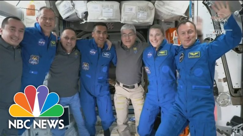 SpaceX Crew-3 Astronauts Welcomed To ISS