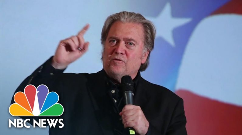 Steve Bannon Indicted On Two Counts Of Contempt Of Congress