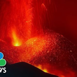 Watch: Lava From La Palma’s Volcanic Eruption Leaves Landscape Smouldering