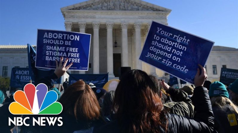 Supreme Court Hears Arguments in Mississippi Abortion Case Challening Roe V. Wade