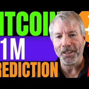 MICHAEL SAYLOR WILL KEEP BUYING BITCOIN AND PREDICTS THE KING CRYPTO HITTING $1 MILLION PER COIN!!