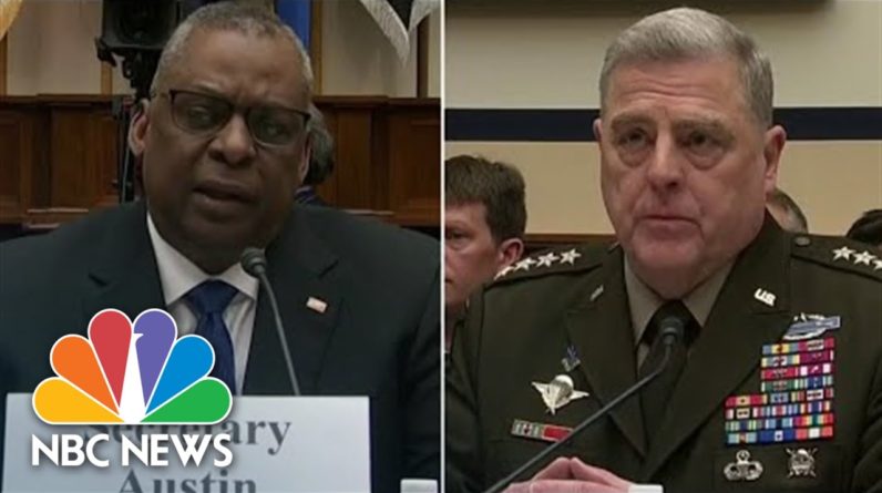 Defense Officials Discuss Conflict In Ukraine During House Hearing