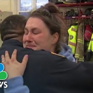 Woman Thanks New Jersey Firefighters Who Saved Her Family From Apartment Fire