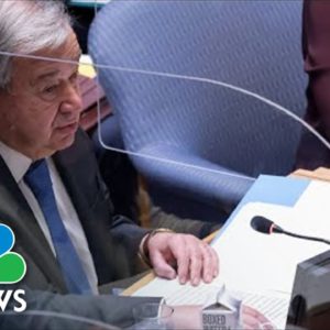 U.N. Chief: ‘I Will Never Forget The Horrifying Images Of Civilians Killed In Bucha’