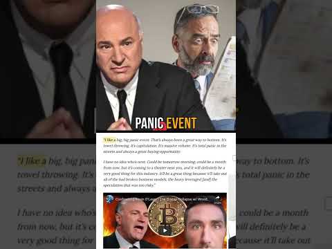 Kevin O’Leary Predicts Huge #Crypto Panic Event! #bitcoin #shorts